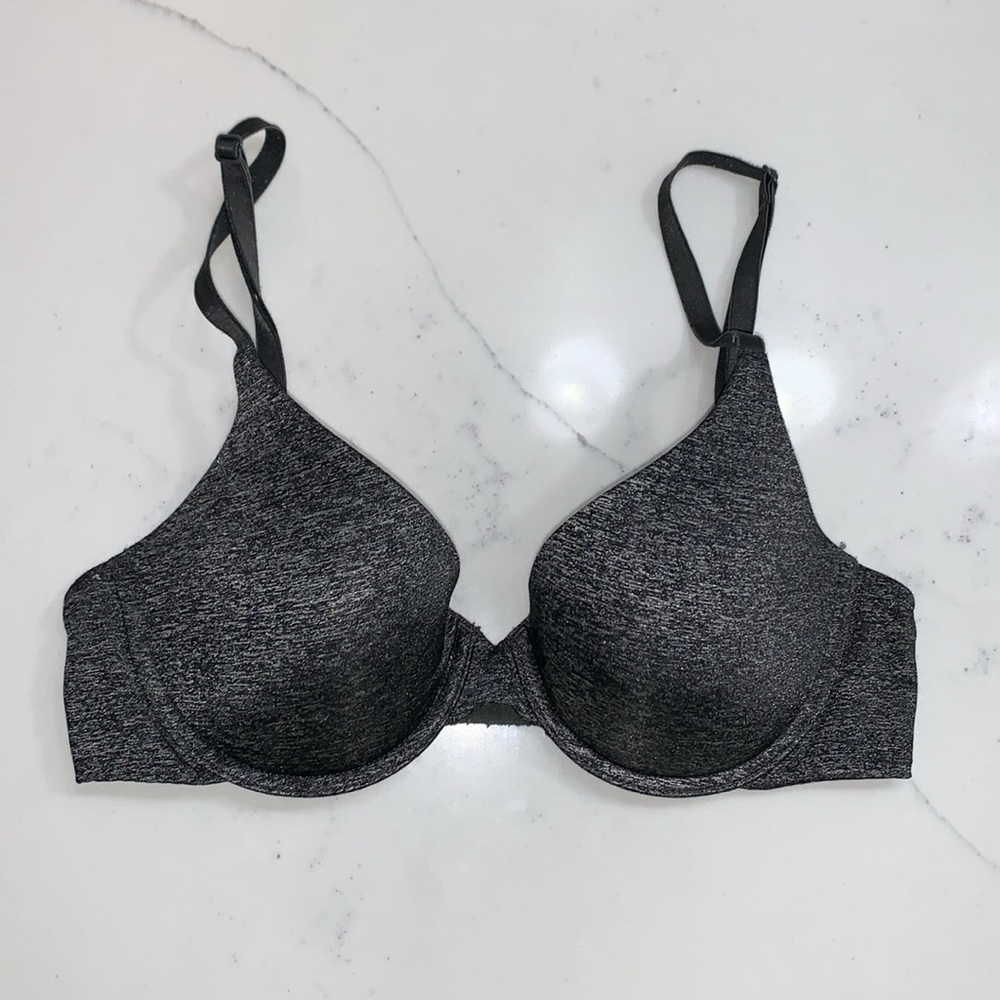 COPY - Victoria Secret Uplift Semi Demi Bra in Gray 32c